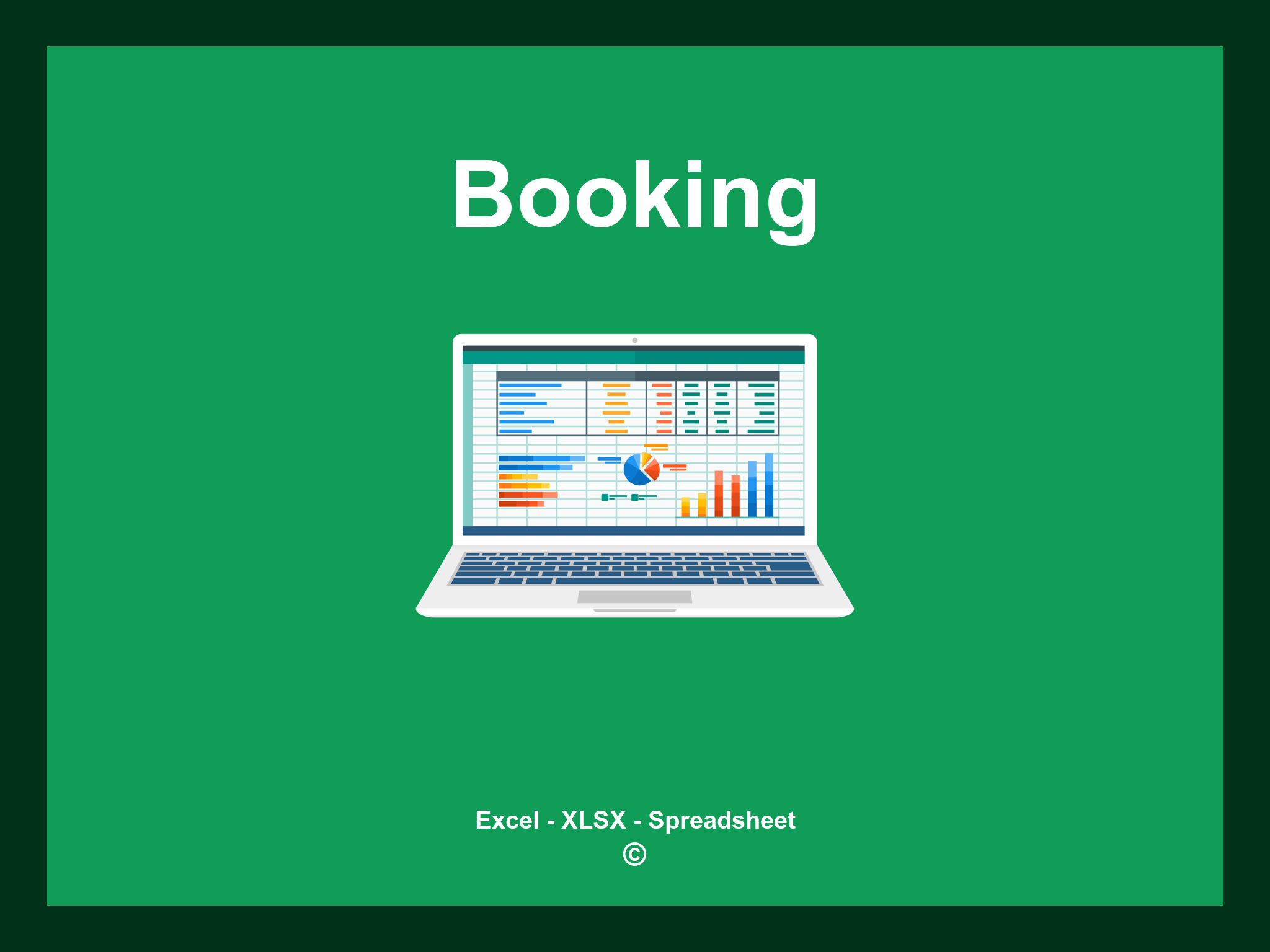 Booking Template Excel