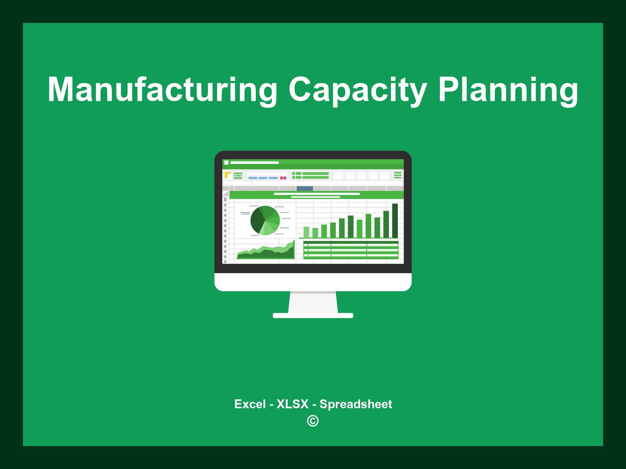 Manufacturing Capacity Planning Template Excel