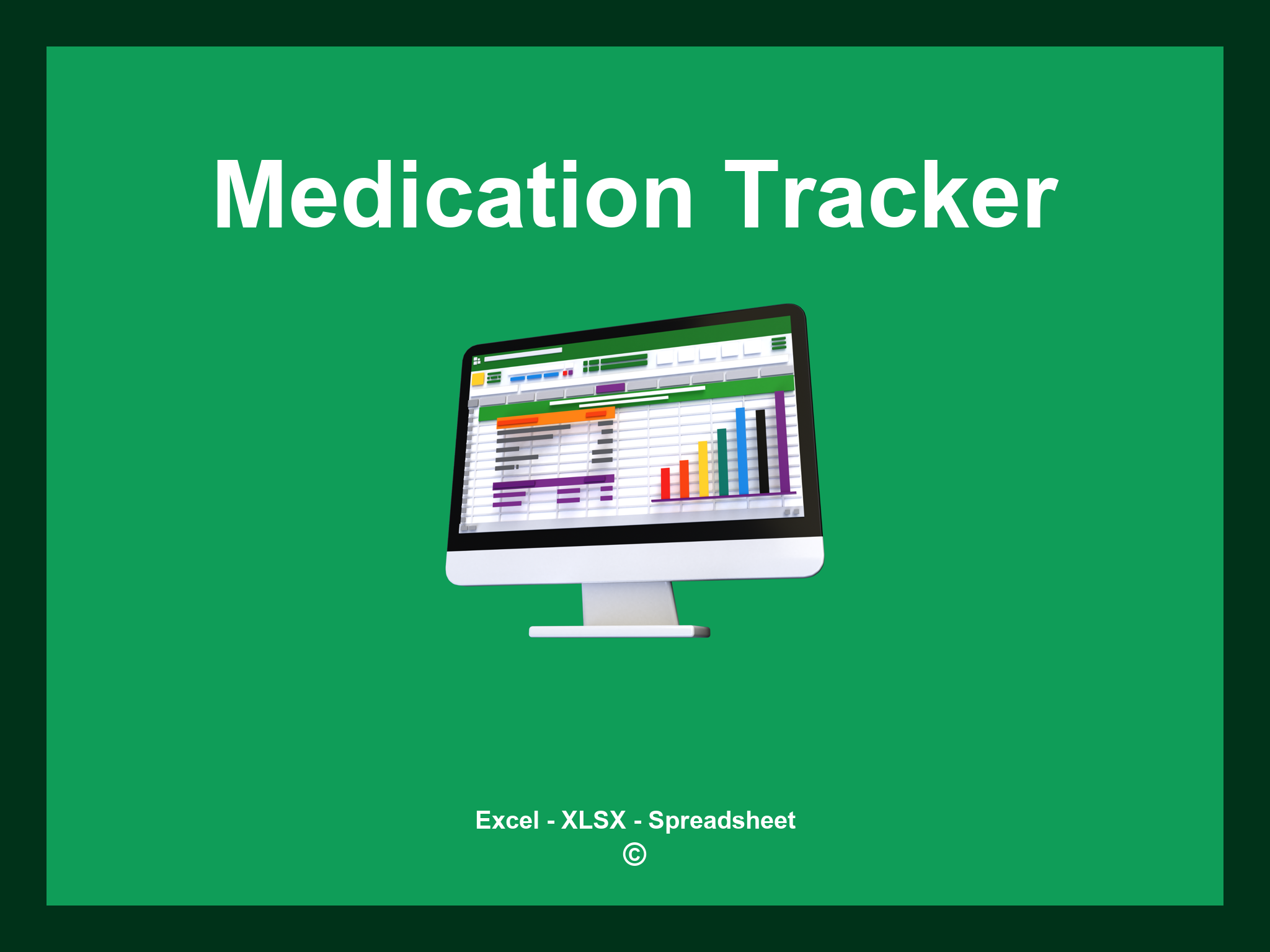 Medication Tracker Template Excel