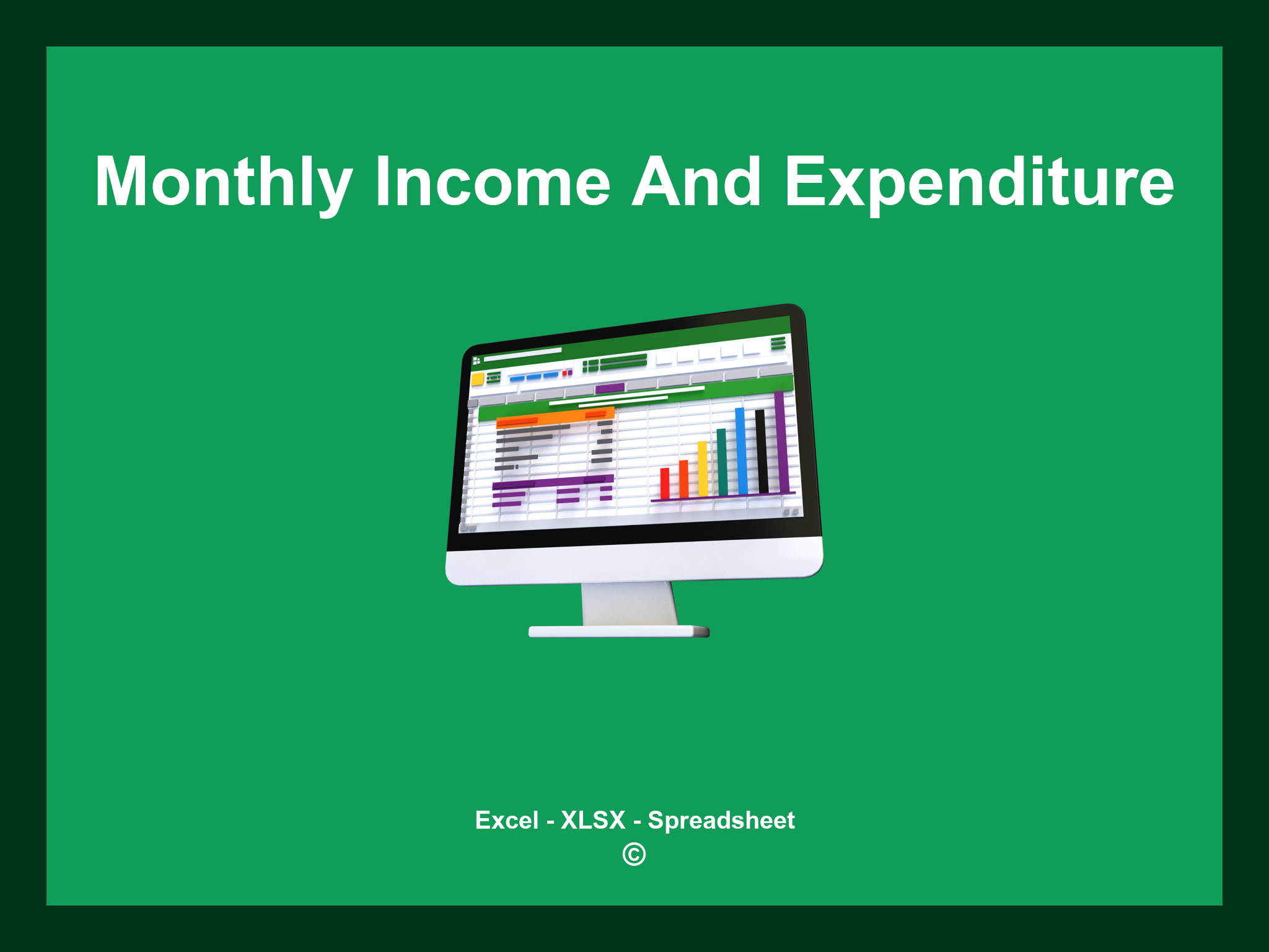 Monthly Income And Expenditure Template Excel