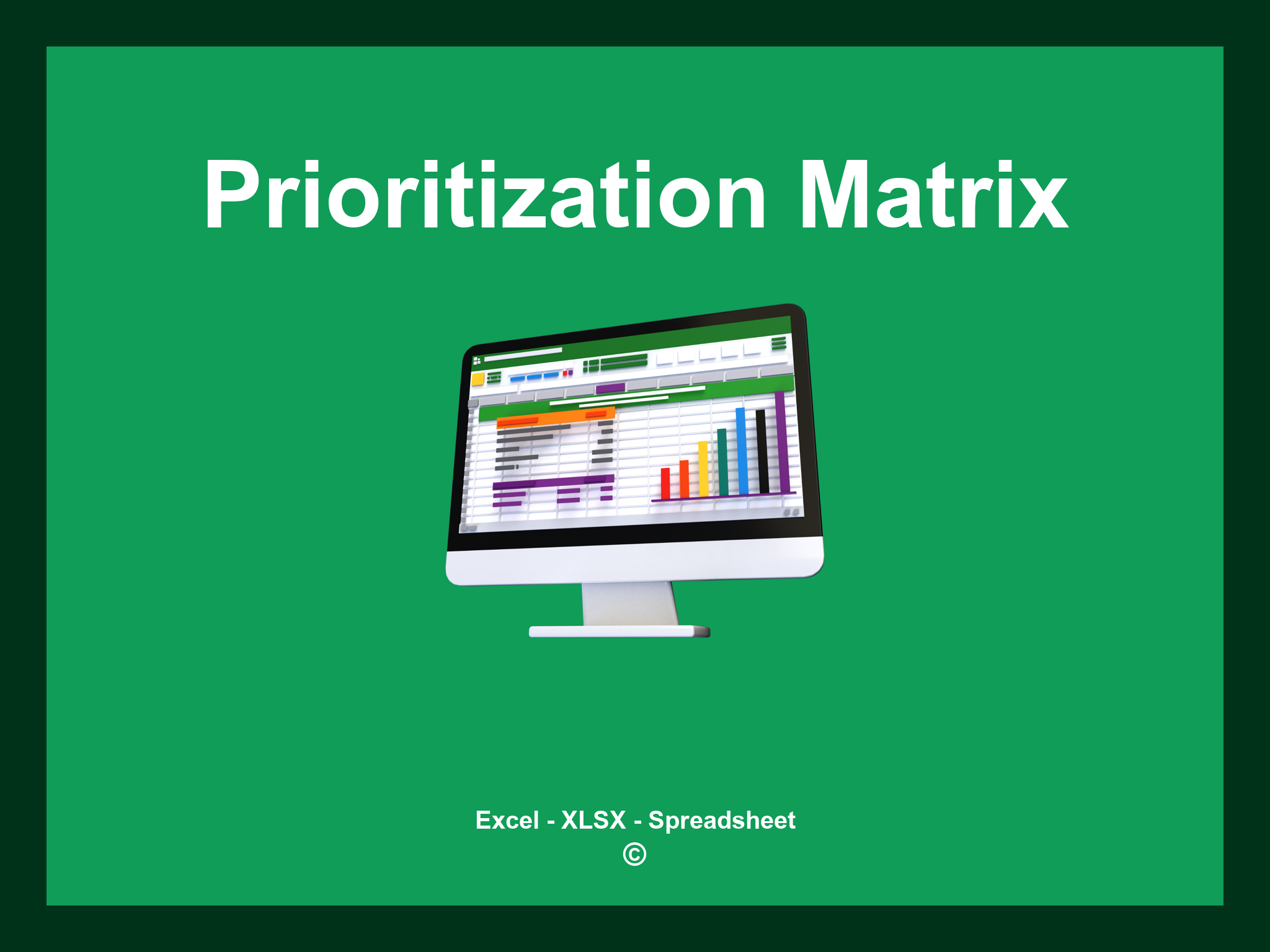 Prioritization Matrix Template Excel