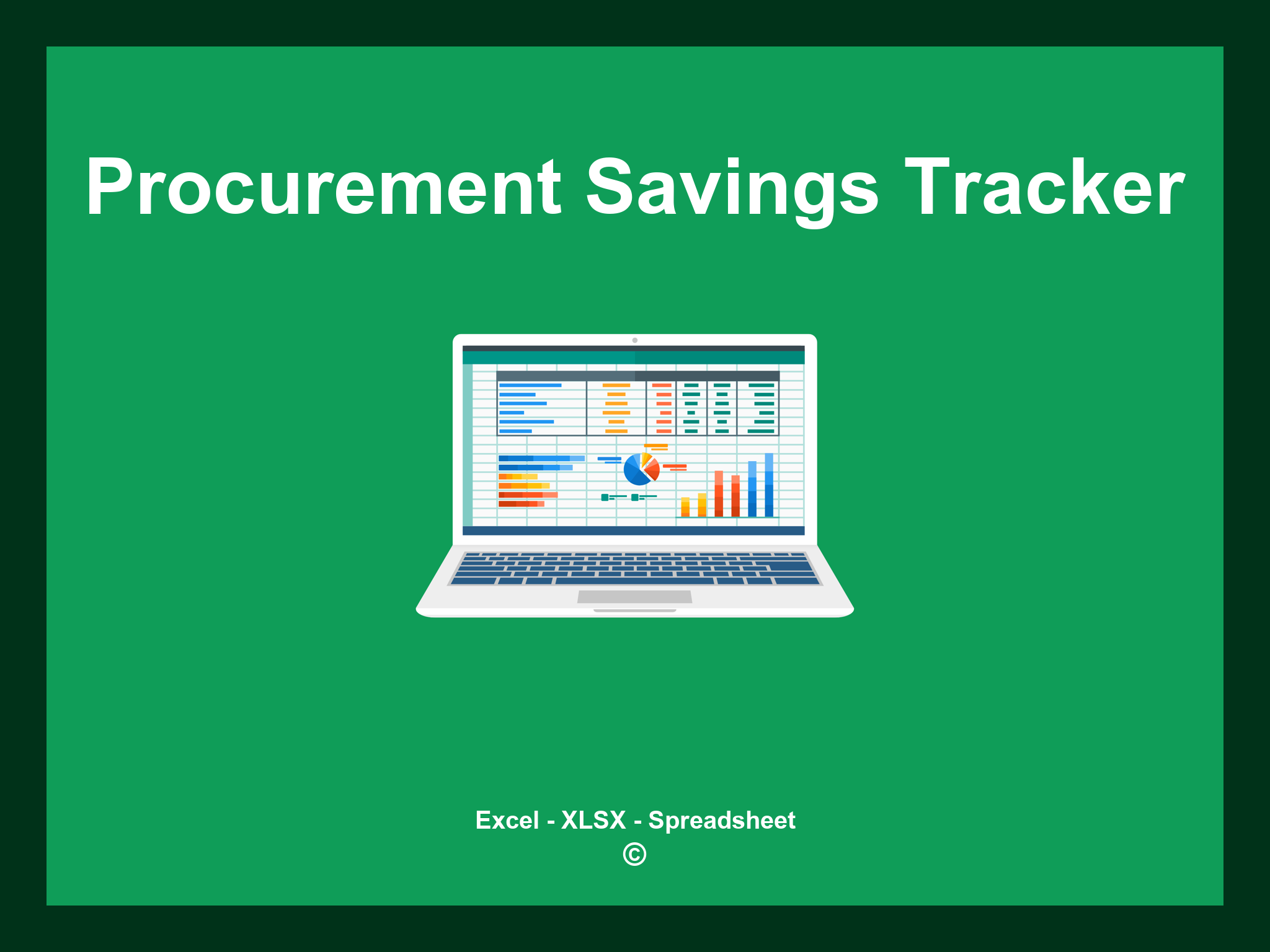 Procurement Savings Tracker Template Excel