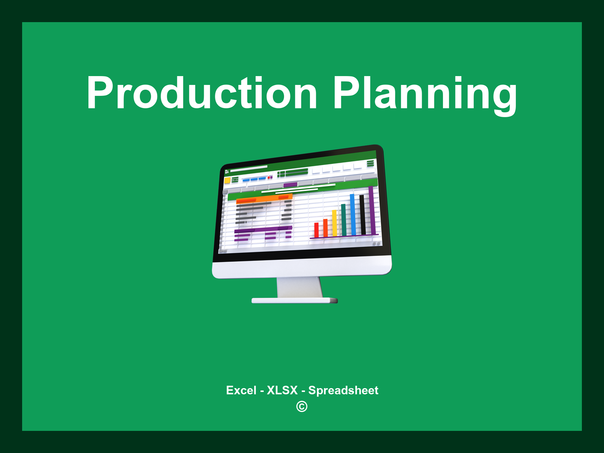 Excel Production Planning Template