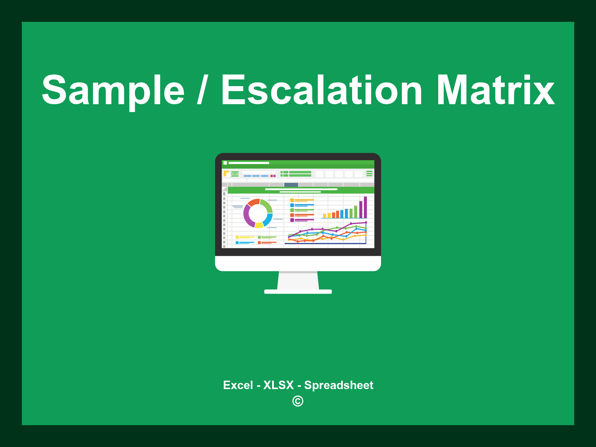 Sample / Escalation Matrix Template Excel