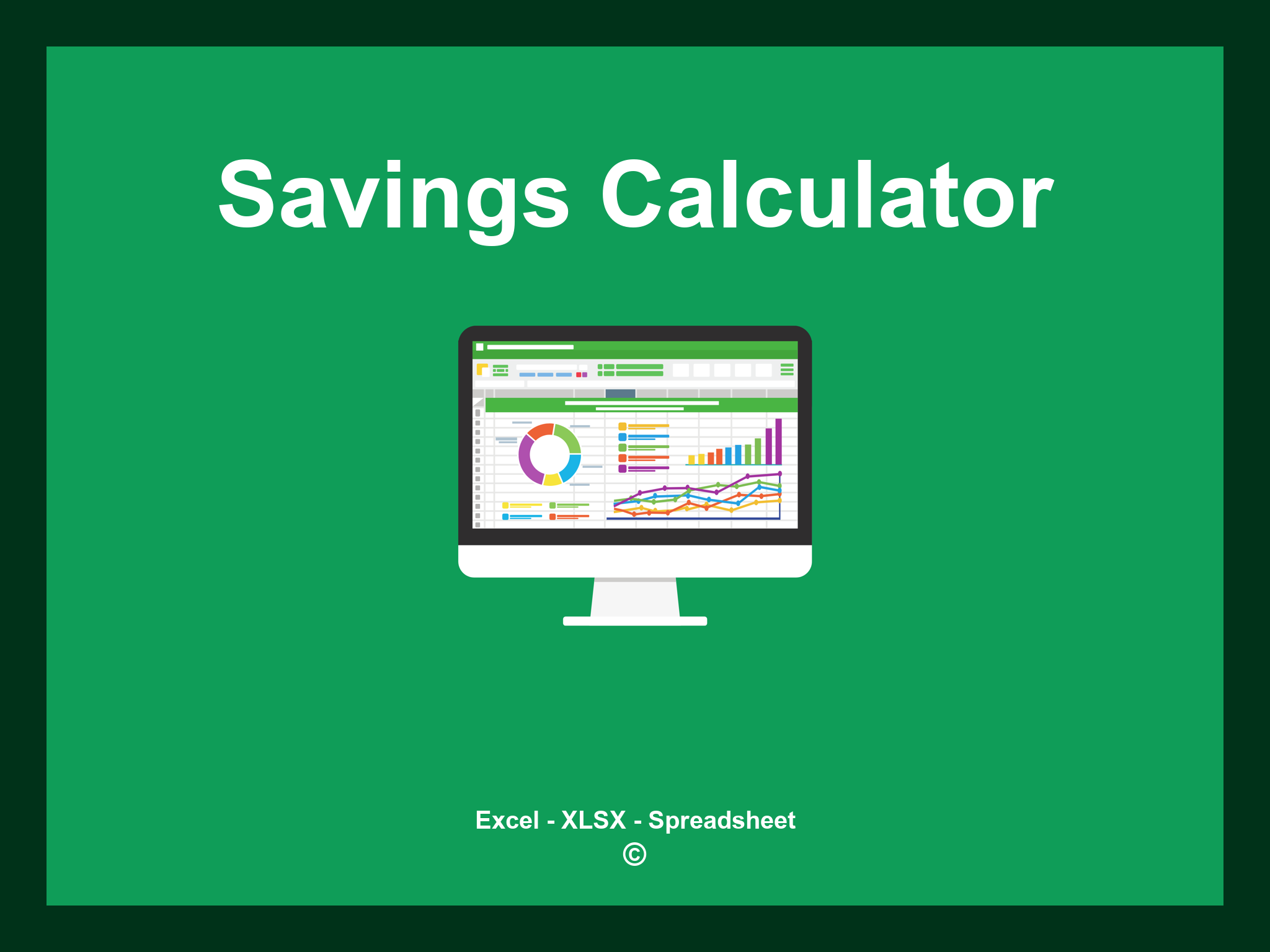 Savings Calculator Excel Template