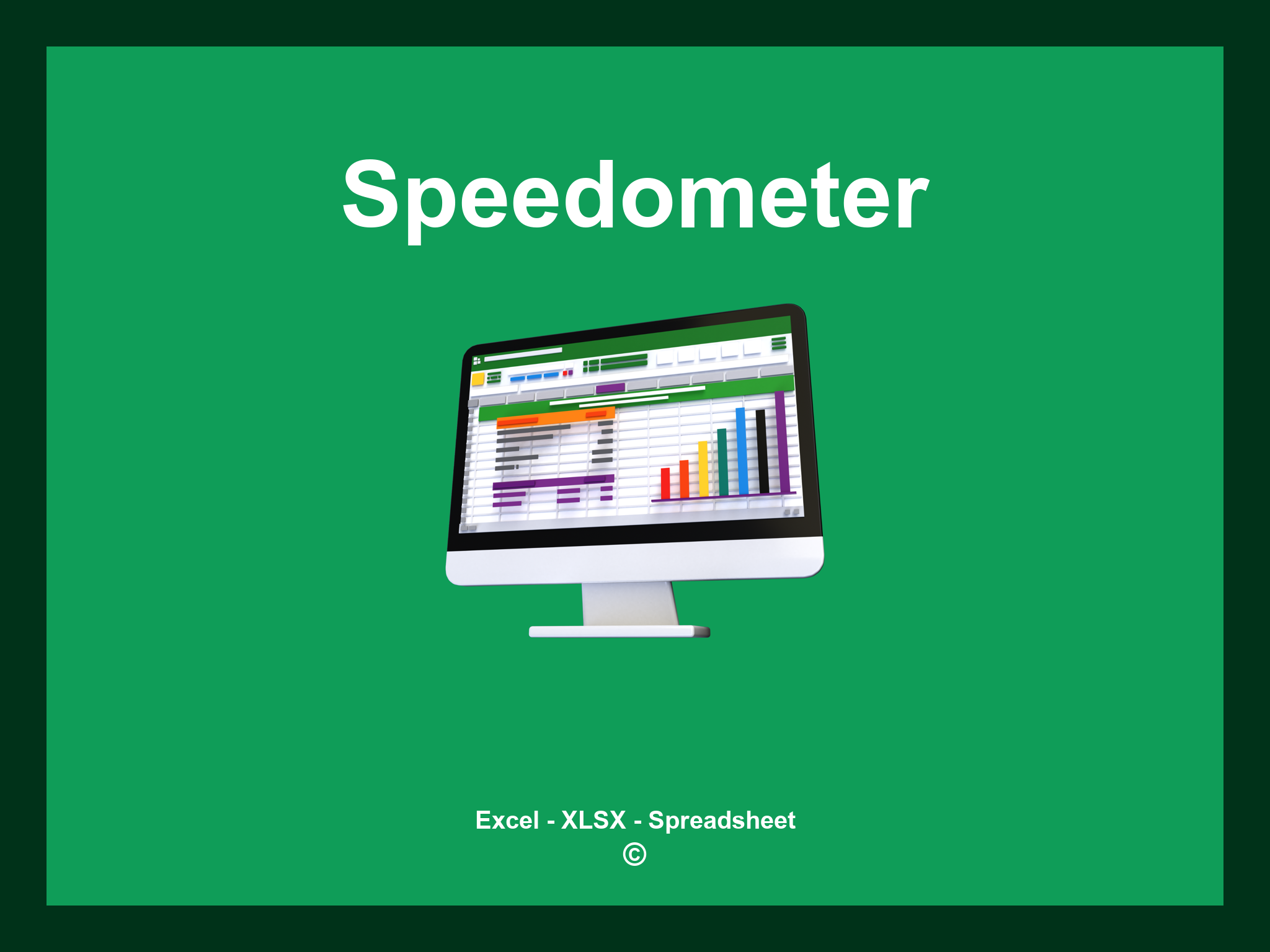 Speedometer Excel Template
