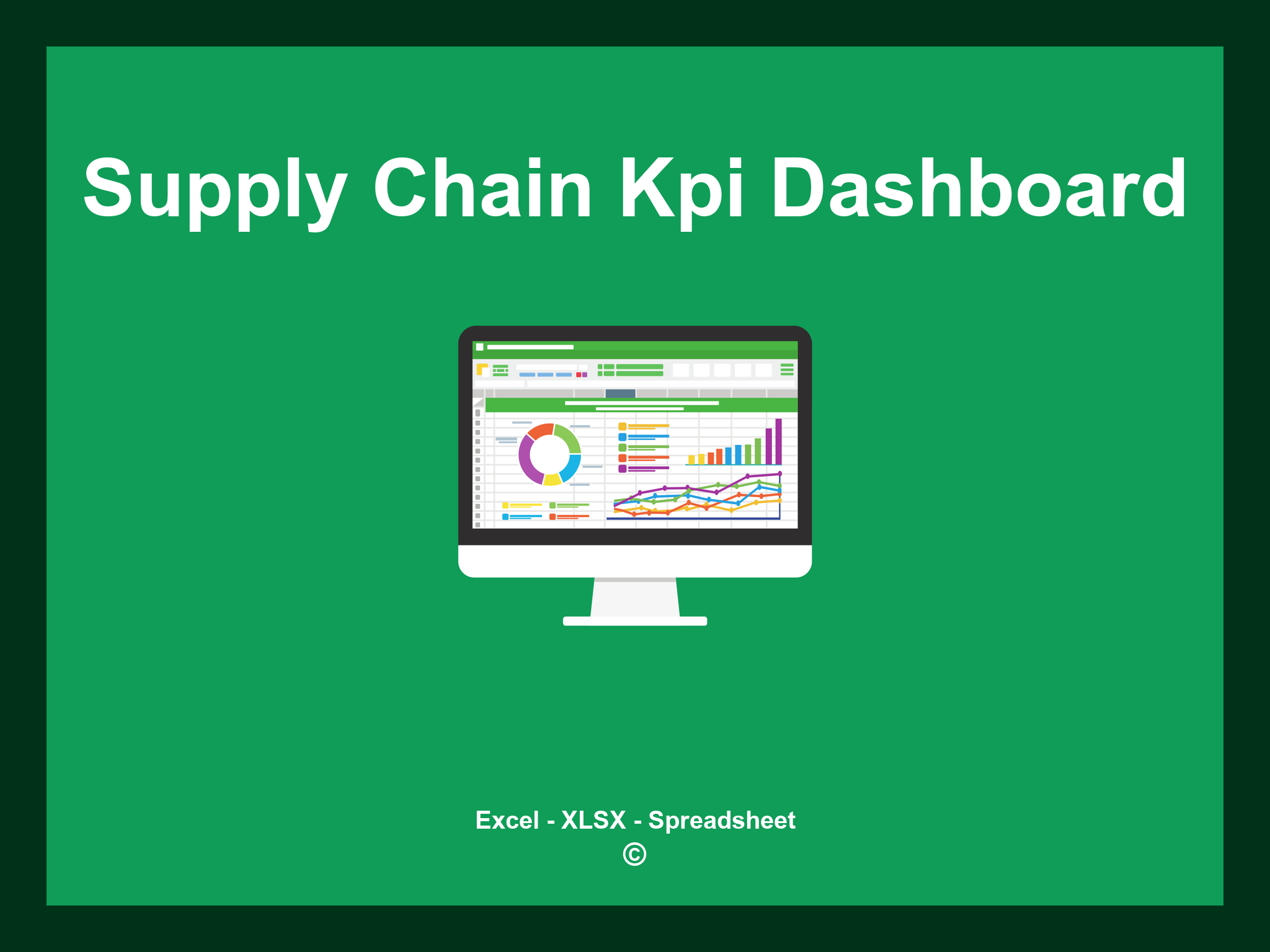 Supply Chain Kpi Dashboard Excel Template